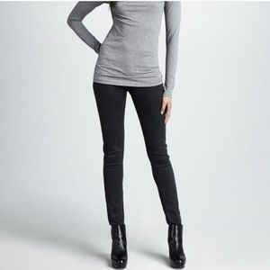 VINCE 5 Pocket Skinny Charcoal Herringbone Jean